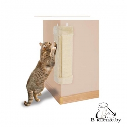 Угловая когтеточка Trixie с креплением на стену бежевая