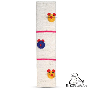 Когтеточка из сизаля Triol NT816 «Доска» с тремя игрушками