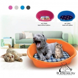 Лежанка пластиковая для кошек и собак Georplast Lettino