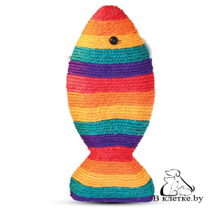 Когтеточка из сизаля Triol S2033 «Рыбка цветная»