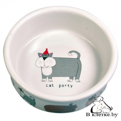 Миска для кошек с рисунками Trixie