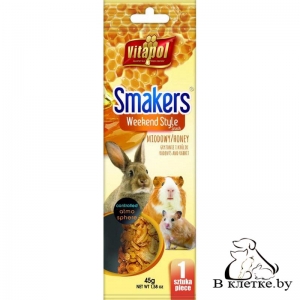 Зерновая палочка с медом для грызунов Vitapol Smakers