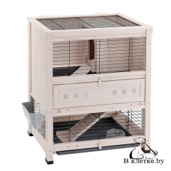 Деревянная клетка для кроликов Ferplast COTTAGE MINI