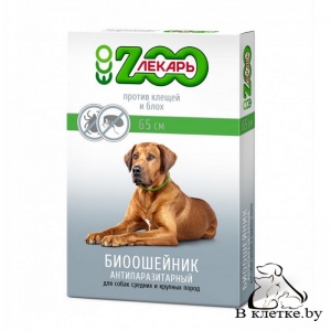 Биоошейник для собак средних и крупных пород ЭКО ZOOлекарь «Антипаразитарный»
