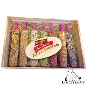 Шкатулка с зерновыми палочками для птиц Vitapol Smakers