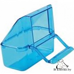 Закрытая кормушка для птиц голубая Bergamo