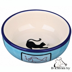 Миска с рисунком кошки Trixie 24658