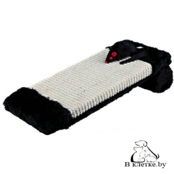 Когтеточка Trixie с двумя игрушками черная с кремовым