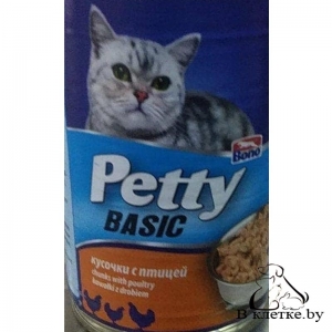 Консервы для кошек Bono Petty Basic Poultry, 415гр