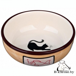 Миска с рисунком кошки Trixie 24658