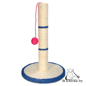 Когтеточка из сизаля Triol S819 «Столбик» с шариком