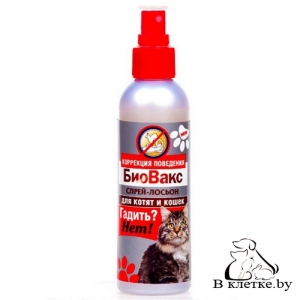 Спрей-лосьон для кошек БиоВакс «Гадить? Нет!»