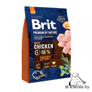 Корм для активных собак Brit Premium Sport