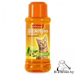 Шампунь для кошек кондиционирующий с липой и чередой Amstrel