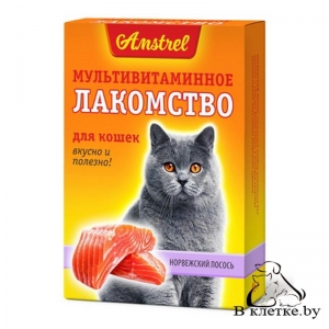 Лакомство для кошек Amstrel «Норвежский лосось»