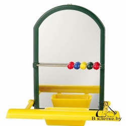 Игрушка для птиц Trixie «Зеркальце и счёты»