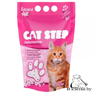 Наполнитель для кошачьих туалетов Cat Step «Сакура»