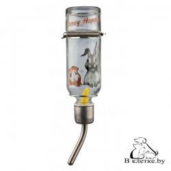 Поилка для грызунов стеклянная Trixie Honey & Hopper-125