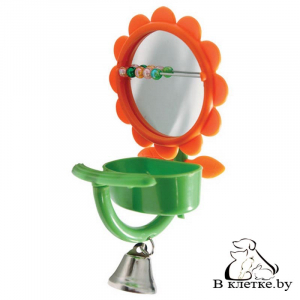 Игрушка для птиц - зеркало Triol «Кормушка»