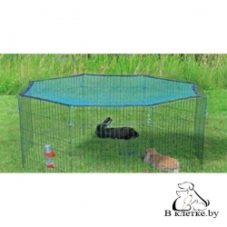 Загон уличный c защитной сеткой Trixie natura 8 элементов по 60x57см