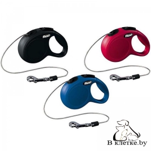 Рулетка-трос для кошек Flexi New Classic Cat