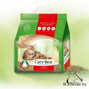Наполнитель древесный Cat's Best Original 40л