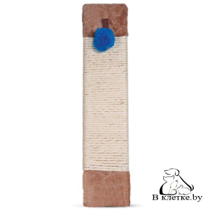 Когтеточка из сизаля Triol NT817 «Доска» с помпоном