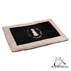 Подстилка Trixie King of Dogs бежевый/черный