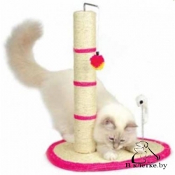Когтеточка Trixie в виде столбика с шариком и мышкой на пружинке