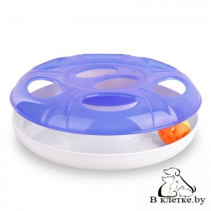 Игрушка интерактивная для кошек с 2 шариками Georplast Ufo