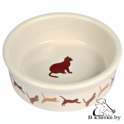 Миска с изображением кошек Trixie 4019