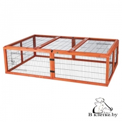 Загон уличный c крышей Trixie natura 174x48x109см