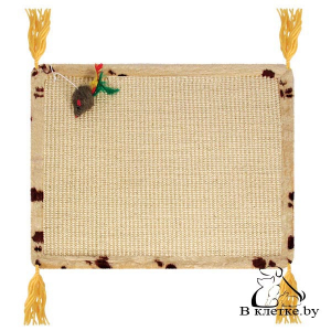 Коврик-когтеточка из сизаля с мышкой Triol NT818