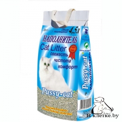 Наполнитель для кошачьего туалета Pussy-cat Цеолитовый