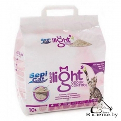 Наполнитель комкующийся Sepicat Klump Light Ultra Odour Control 10л