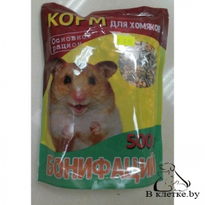 Корм для хомяков «Бонифаций» Основной Рацион 10кг