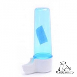 Поилка в клетку голубая Bergamo 80мл