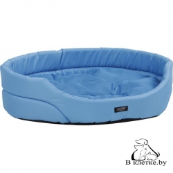 Лежак овальный для домашних питомцев Exclusive S голубой