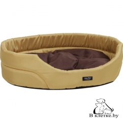 Лежак овальный для домашних питомцев Exclusive L желтый