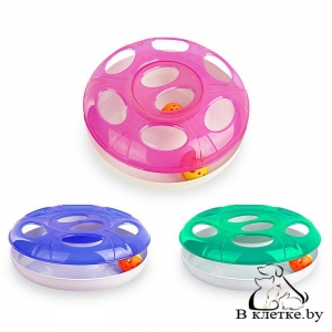 Игрушка интерактивная для кошек с 2 шариками Georplast Ufo