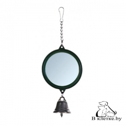 Игрушка для птиц Trixie «Зеркальце с колокольчиком-5,5»