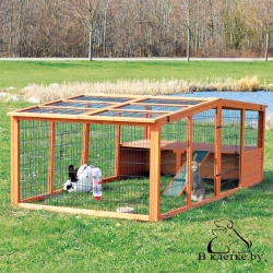 Загон уличный с крышей Trixie XL natura 233x79x116см