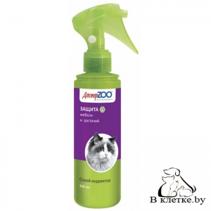 Спрей-корректор для защиты мебели и растений ДокторZOO «Защита от кошки»