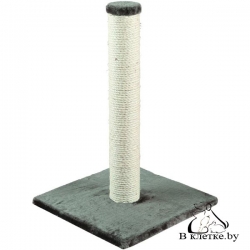 Когтеточка Trixie в виде столбика Parla платиновая с серым