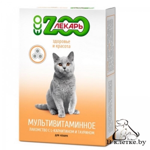 Лакомство для кошек ЭКО ZOOлекарь «Здоровье и красота»