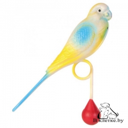 Игрушка для птиц Trixie «Попугай с противовесом-15»