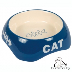 Миска для кошек с рисунком Trixie Cat 24498