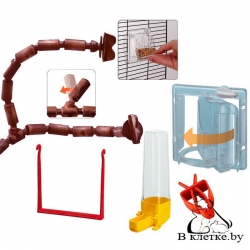 Клетка для птиц деревянная Ferplast GIULIETTA 5 NERA