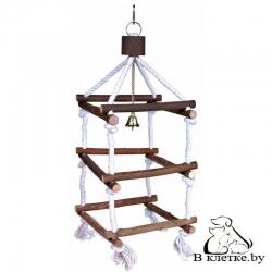 Качели для птиц в виде квадратной лестницы Trixie 5887