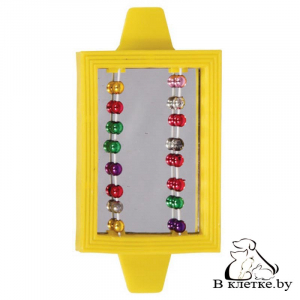 Игрушка для птиц - зеркало Triol «Бусы»